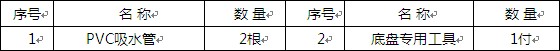 隨車(chē)基本配備清單 隨車(chē)基本配備清單